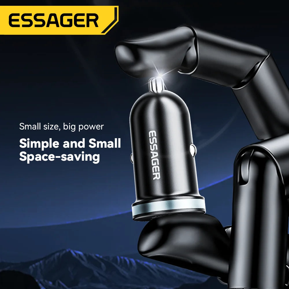 30W USB Type C Car Charger Fast Charge PD QC 3.0 FCP AFC for Iphone 14 13 12 Xiaomi Huawei Samsung Mobile Phones Adapter