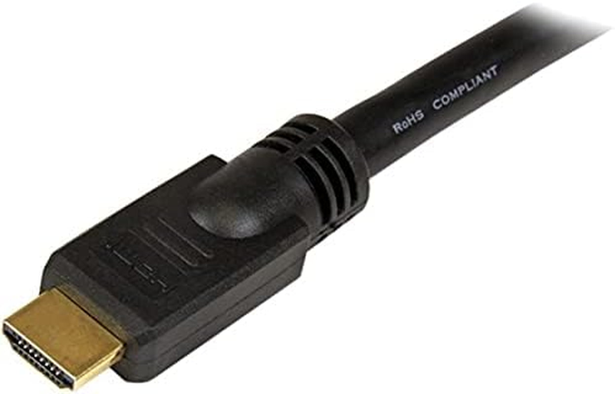 .Com 35 Ft High Speed HDMI Cable – Ultra HD 4K X 2K HDMI Cable – HDMI to HDMI M/M - 35Ft HDMI 1.4 Cable - Audio/Video Gold-Plated (HDMM35) Black