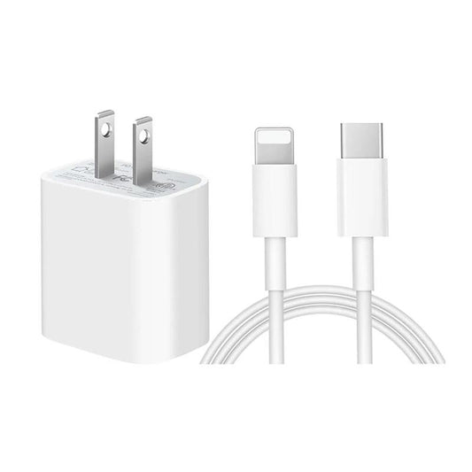 Summer Fast Charging Adapter Kit, PD 20W Type-C Fast Charging Charger & 1M Type-C Data Cable Compatible with Iphone Ipad, Portable Charger, Car Charger, Smartphone Chargers Accessories, Phone Charger
