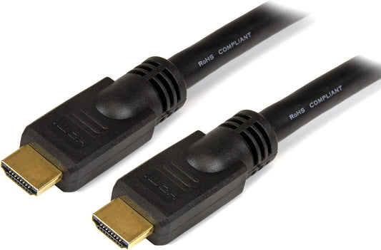 .Com 35 Ft High Speed HDMI Cable – Ultra HD 4K X 2K HDMI Cable – HDMI to HDMI M/M - 35Ft HDMI 1.4 Cable - Audio/Video Gold-Plated (HDMM35) Black
